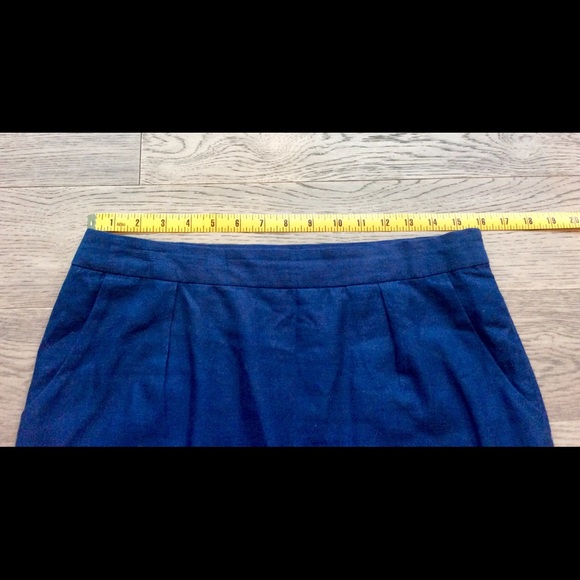 ❤️ XXI BLUE LINEN SKIRT Size L (Junior) - Picture 6 of 7